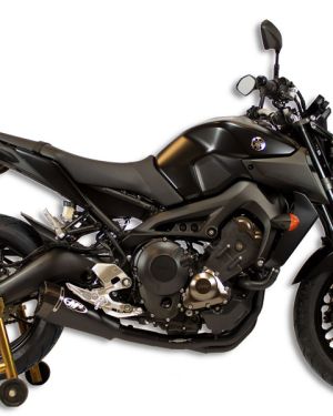 M4 ALL BLACK FULL SYSTEM W/ RM1 STYLE CANISTER – 2014-2020 Yamaha FZ-09/MT-09, 2016-2021 Yamaha XSR900