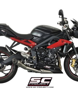 SC-Project S1 Conic Slip On Triumph Street Triple / R / RX  2013-2016