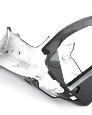 FullSix Carbon Fiber Race Belly Pan – Aftermarket exhaust without CAT – Yamaha R1 (2015 – 2019)