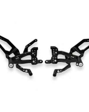 CNC Racing RPS Easy Adjustable Rearset for the Ducati Panigale V4 / S / Speciale – Black