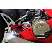 CNC Racing Pramac Edition RPS Easy Adjustable Rearsets for the Ducati Panigale V4 / S / Speciale / R