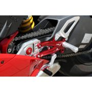 CNC Racing Pramac Edition RPS Easy Adjustable Rearsets for the Ducati Panigale V4 / S / Speciale / R