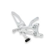 CNC Racing RPS Adjustable Rearset for the Ducati Panigale V4 / S / Speciale – Silver