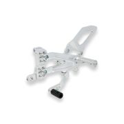 CNC Racing RPS Adjustable Rearset for the Ducati Panigale V4 / S / Speciale – Silver