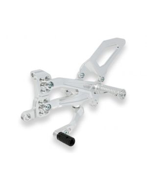 CNC Racing RPS Easy Adjustable Rearset for the Ducati Panigale V4 / S / Speciale – Silver