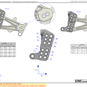 CNC Racing RPS Adjustable Rearset for the Ducati Streetfighter V4 / V4 S