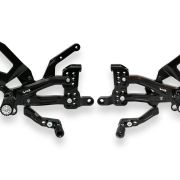 CNC Racing RPS Adjustable Rearsets w/ Carbon Heel Protectors – Ducati Streetfighter V4 / V4 S