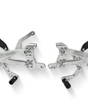 CNC Racing RPS Adjustable Rearsets w/ Carbon Heel Protectors – Ducati Streetfighter V4 / V4 S