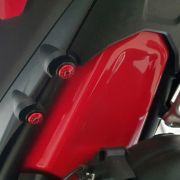 CNC Racing M8 Thread Passenger Rearset / Foot Peg Frame Block Off Caps – Panigale 1199 / 1299 / V2 / V4 / SF V4