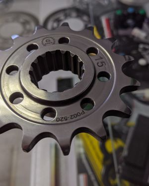 Gandini Race Billet Burnished Steel Superfinished Superlight Front Sprocket – Ducati V4 / V4 R / V4 S