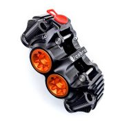 PZ5 Cobra Billet Monoblock Supermoto 108mm Racing Caliper – Black – Left Side