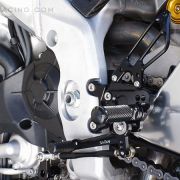 Sato Racing Rearsets – Black 09-11 Aprilia RSV4 / R / Factory (non-APRC)