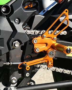 Sato Racing “Race Concept” GP Shift Adjustable Rearsets – 2018-2019 Kawasaki Ninja 400