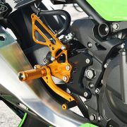 Sato Racing “Race Concept” GP Shift Adjustable Rearsets – 2018-2019 Kawasaki Ninja 400