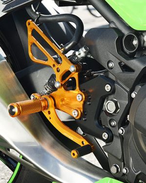 Sato Racing “Race Concept” GP Shift Adjustable Rearsets – 2018-2019 Kawasaki Ninja 400