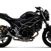 Arrow Race-Tech “Dark” Aluminum Silencer  – Suzuki SV650 (2021-2022)