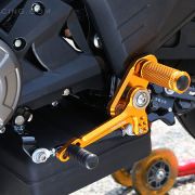 Sato Racing “Street Friendly” Adjustable Rearsets – 2016-2019 Kawasaki Z125 Pro