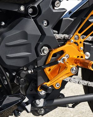 Sato Racing “Street Friendly” Adjustable Rearsets – 2018-2019 Kawasaki Ninja 400
