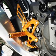 Sato Racing “Street Friendly” Adjustable Rearsets – 2018-2019 Kawasaki Ninja 400