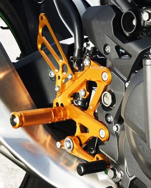 Sato Racing “Street Friendly” Adjustable Rearsets – 2018-2019 Kawasaki Ninja 400