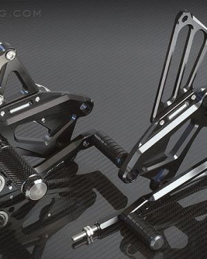 Sato Racing Adjustable Rearsets – Street or GP Shift – 2017-2019 Suzuki SV650