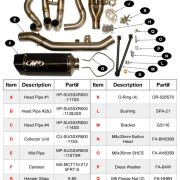 M4 Exhaust Titanium Full System with Tech1 Carbon Canister 2011-23 Suzuki GSX-R600 / 750