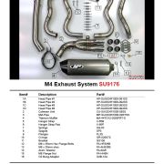 M4 FULL SYSTEM WITH TITANIUM CANISTER 2009-11 Suzuki GSX-R1000