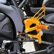 Sato Racing Adjustable Rearsets – Street or GP Shift – 2017-2019 Suzuki SV650