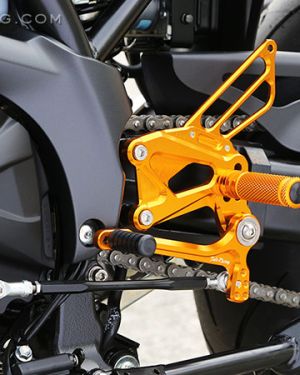Sato Racing Adjustable Rearsets – Street or GP Shift – 2017-2019 Suzuki SV650