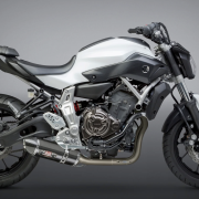 Yoshimura Works R-77 Stainless Steel Full-System w/ Carbon Fiber Muffler – Yamaha MT-07 (2015-2023) / XSR700 (2018-2022) / R7 (2022-2023)