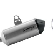 Arrow Sonora Titanium Silencer with Carbon End Cap – 2016 – 2019 Honda Africa Twin Adventure Sports