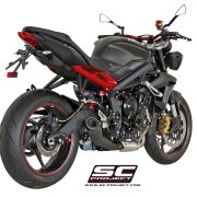 SC-Project Conic Matte Black Slip On Triumph Street Triple / R / RX  2013-2016