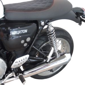 Bitubo Road Rear Twin Shocks For Triumph Thruxton RS 2019 - 2021 ( 386mm ) ( Chrome )