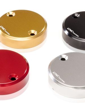 CNC Racing ‘Streaks’ Front or Rear Brake Reservoir Cap – Aprilia and Ducati