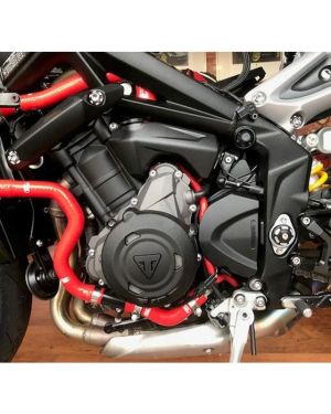 Samco Sport Silicone Radiator Coolant Hose Kit for 2017-2019 Triumph Street Triple 765 / S / RS