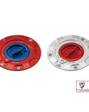 CNC Racing Pramac Racing Limited Edition Quick Release Gas Cap – Ducati Panigale V4 and Streetfighter V4