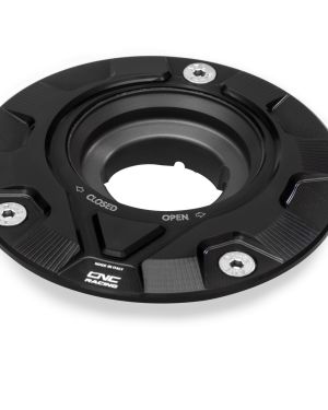 CNC Racing ‘GEAR’ Aluminum Gas Cap Flange – MV Agusta 3 Cylinder, Aprilia, Triumph