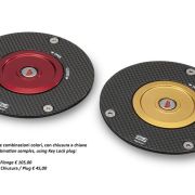 CNC Racing Carbon Fiber Gas Cap Flange – Aprilia, Ducati, MV Agusta