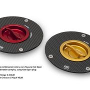 CNC Racing Carbon Fiber Gas Cap Flange – Aprilia, Ducati, MV Agusta