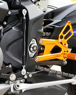 Sato Racing Adjustable Rearsets – 2017-2019 Triumph Street Triple (without quickshifter)