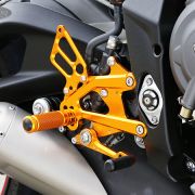 Sato Racing Adjustable Rearsets – 2017-2019 Triumph Street Triple (without quickshifter)
