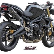 SC-Project Dual GP-Tech Slip Ons Triumph Street Triple / R  2007-2012