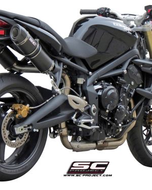 SC-Project Dual GP-Tech Slip Ons Triumph Street Triple / R  2007-2012