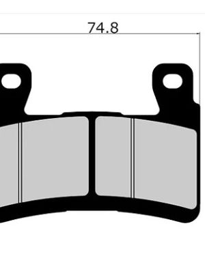 VESRAH VD-447 RJL-XX Brake Pad Kit for Kawasaki ZX-6R