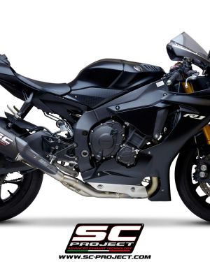 SC-Project SC1-R Titanium / Carbon Fiber Slip On – Yamaha R1 / R1M (2015-2023)