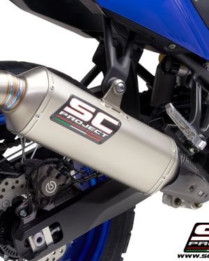 SC-Project Rally Raid Titanium Slip-On Exhaust | Yamaha Tenere 700 (2019-2023)