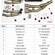 M4 FULL SYSTEM WITH CARBON FIBER X96 CANISTER 2006-2020 Yamaha R6