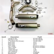 M4 Undertail Cat Eliminator Slip On Exhaust w/ Titanium canisters – Yamaha R1 (2009-2014)