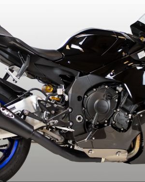 M4 Black RM1 Half System Exhaust – Yamaha R1 (2015-2023)