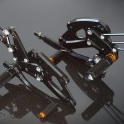 Sato Racing “Race Concept V.2” Adjustable Rearsets – 2015-2018 Yamaha YZF-R3 / YZF-R25 / MT-03